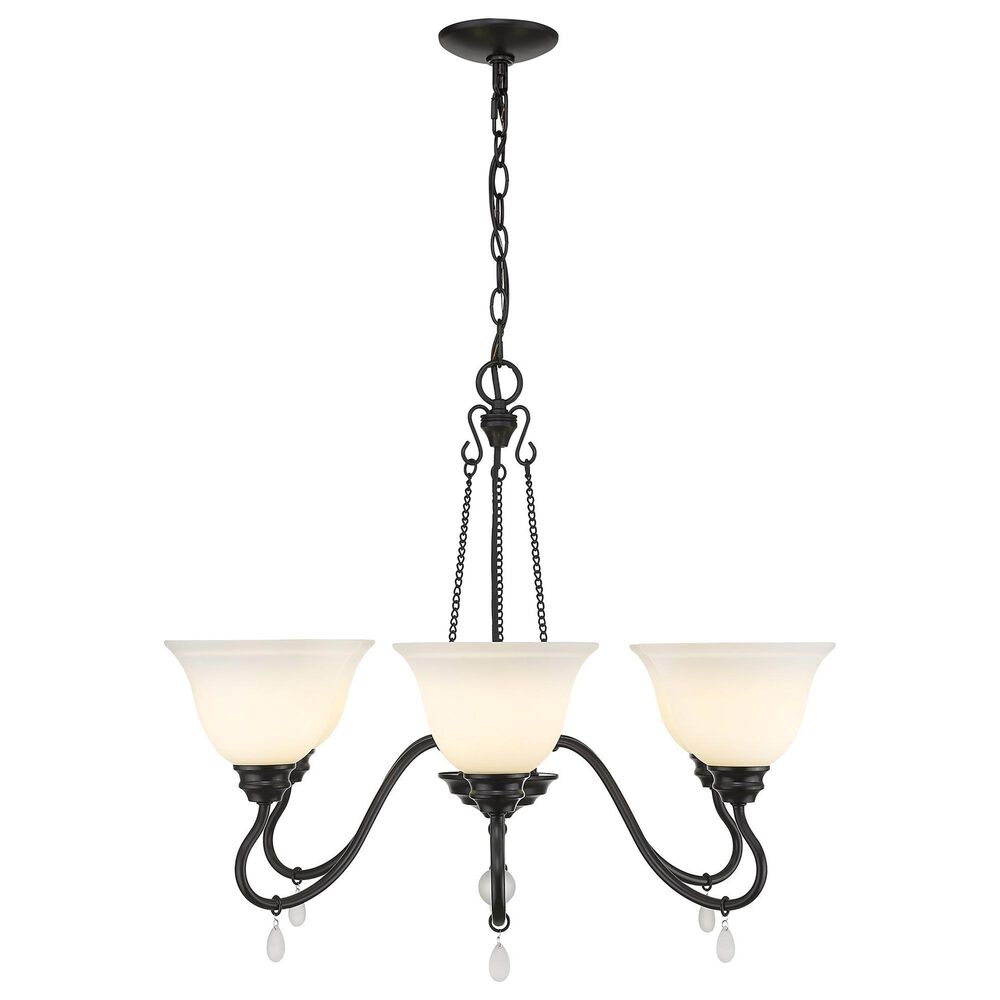 Golden Lighting Donya Chandelier in Matte Black, , large