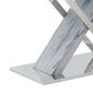 Global Furniture USA Dining Table in Light Grey Silver Marble, , large