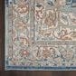 Nourison Quarry QUA11 6"7" x 9"6" Ivory and Blue Area Rug, , large