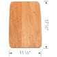 Blanco Diamond 11.25" x 17.5" Cutting Board in Red, , large