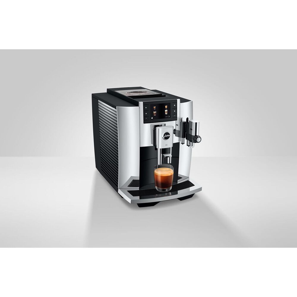 Jura E8 64 Oz Automatic Coffee Maker in Chrome, , large