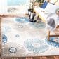 Safavieh Cabana CBN801F 3" x 5" Grey and Blue Indoor/Outdoor Area Performance Rug, , large