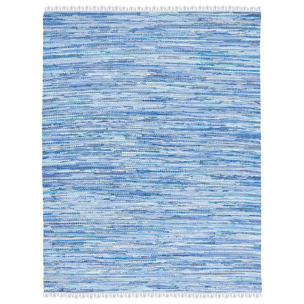 Safavieh Montauk MTK251 8" x 10" Blue Area Rug, , large