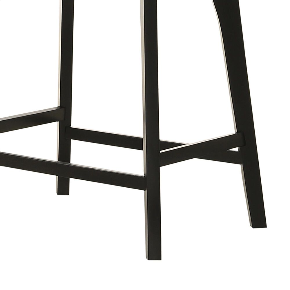 Carolina Chair and Table Mirabelle 25&quot; Counter Stool in Cream/Espresso &#40;Set of 2&#41;, , large