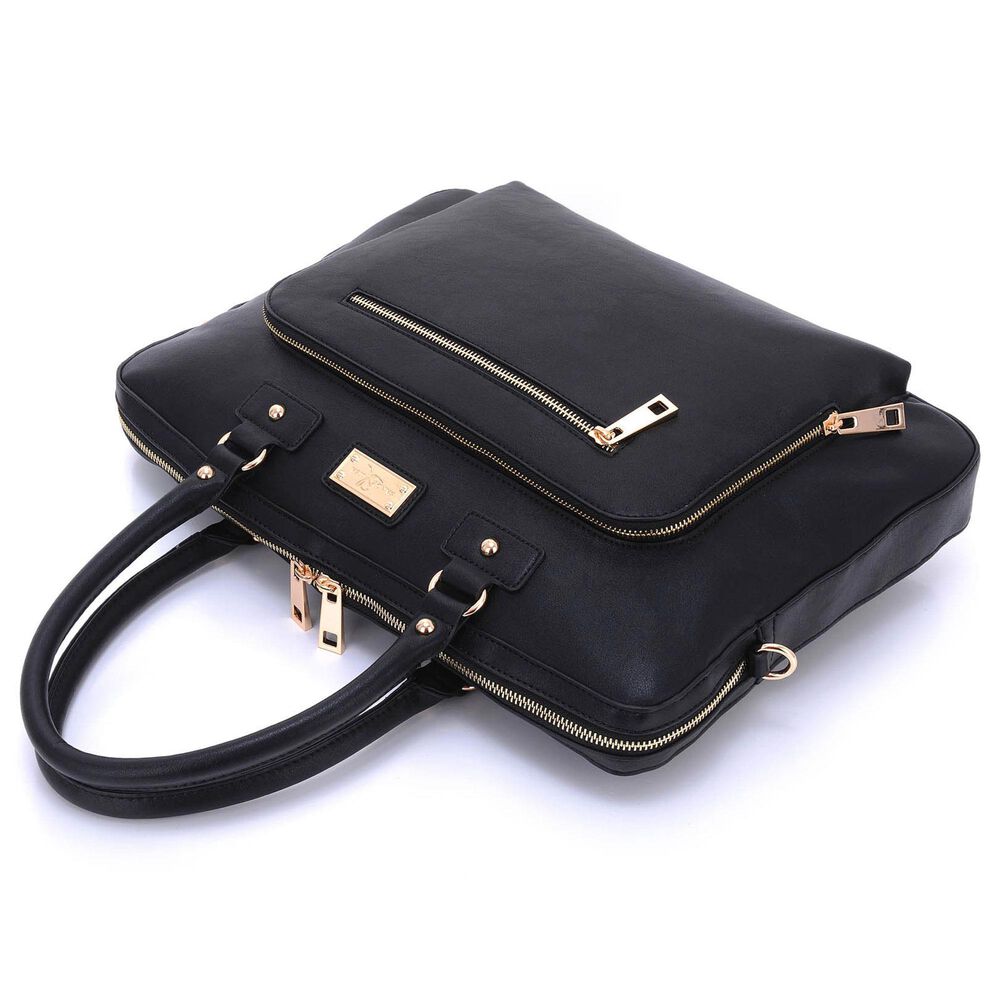 Sandy Lisa London Shoulder Bag in Black, , large