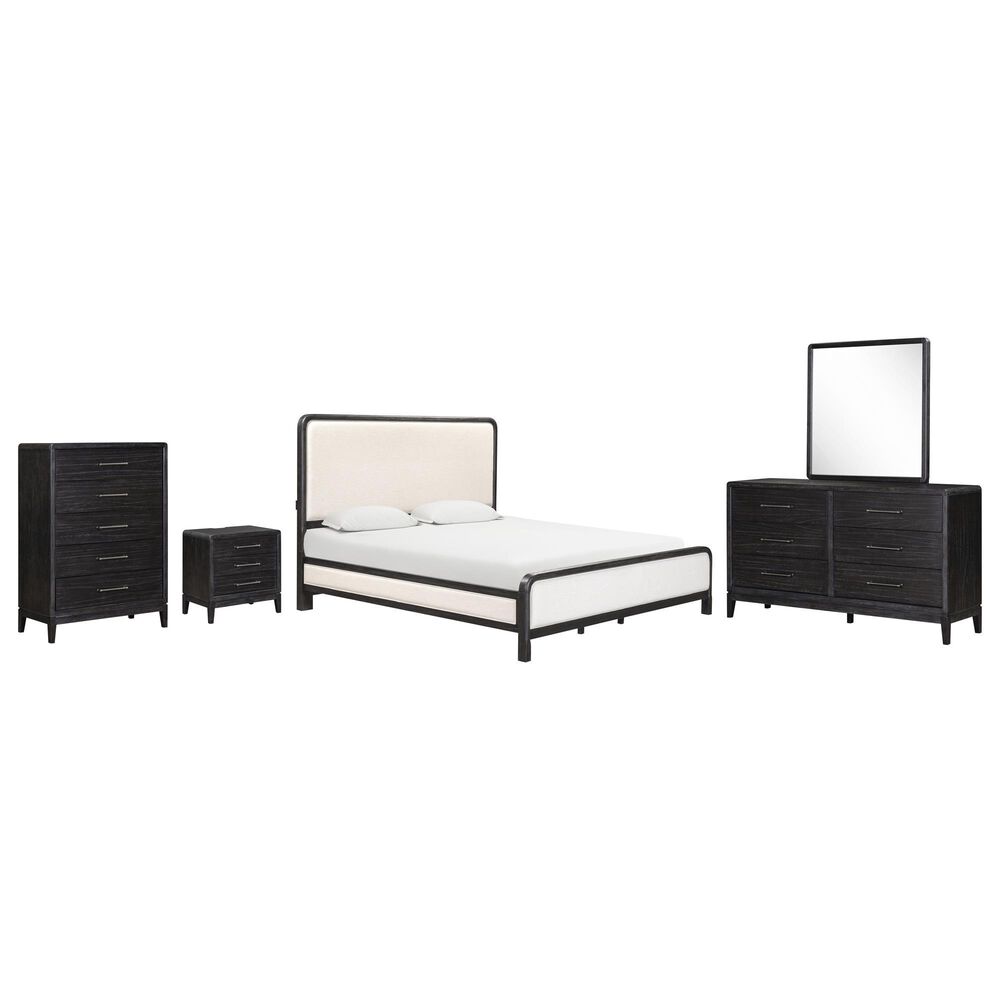 Riva Ridge Ambrose 5-Piece California King Panel Bedroom Set in Obsidian Mist, , large