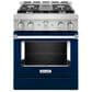 KitchenAid 4.1 Cu. Ft. Freestanding Gas Range with True Convection in Ink Blue, , large