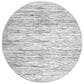 Radici USA Davide Striped 5"3" Round Grey Area Rug, , large