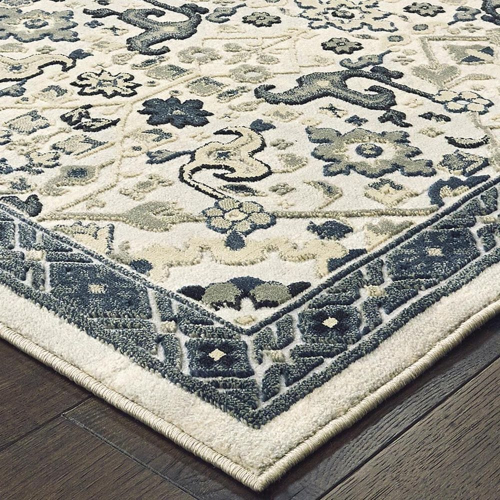 Oriental Weavers Bowen 73J 2&#39;3&quot; x 7&#39;6&quot; Ivory Runner, , large