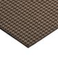 Dalyn Rug Company Hinton 2"3" x 12" Chocolate Indoor/Outdoor Runner, , large