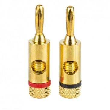 MetraAV Helios Banana Plug Pair Mid Level, , large