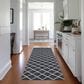 Dalyn Rug Company York 2"3" x 7"6" Black Indoor/Outdoor Runner, , large