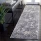 Safavieh Aston ASN715 2" x 8" Light Grey and Grey Runner, , large