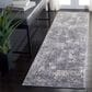 Safavieh Aston ASN715 2" x 8" Light Grey and Grey Runner, , large