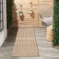Nourison Positano Southwestern Jute 2" x 6" Indoor/Outdoor Runner, , large