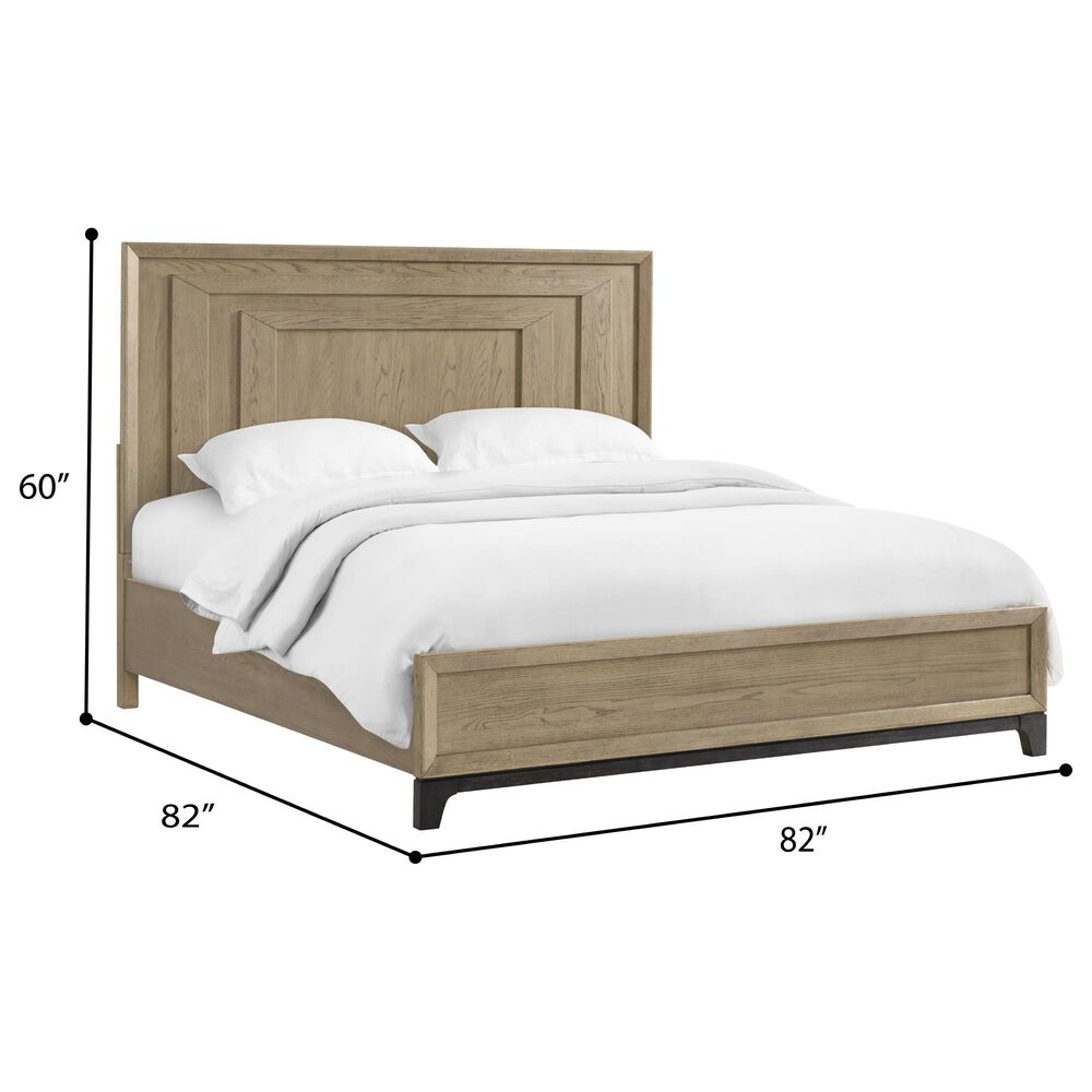 Emerald Home Furnishings Sutton Place King Panel Bed in Caramel and Cocoa, , large