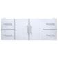 Lexora Home Geneva 48" Single Bathroom Vanity Cabinet Only in Glossy White and 48" LED Mirror, , large
