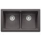 Blanco Vintera 33" Equal Double Apron Farmhouse Sink in Cinder, , large