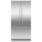 Fisher & Paykel 36" Integrated French Door Panel with 72" High in Stainless Steel, , large