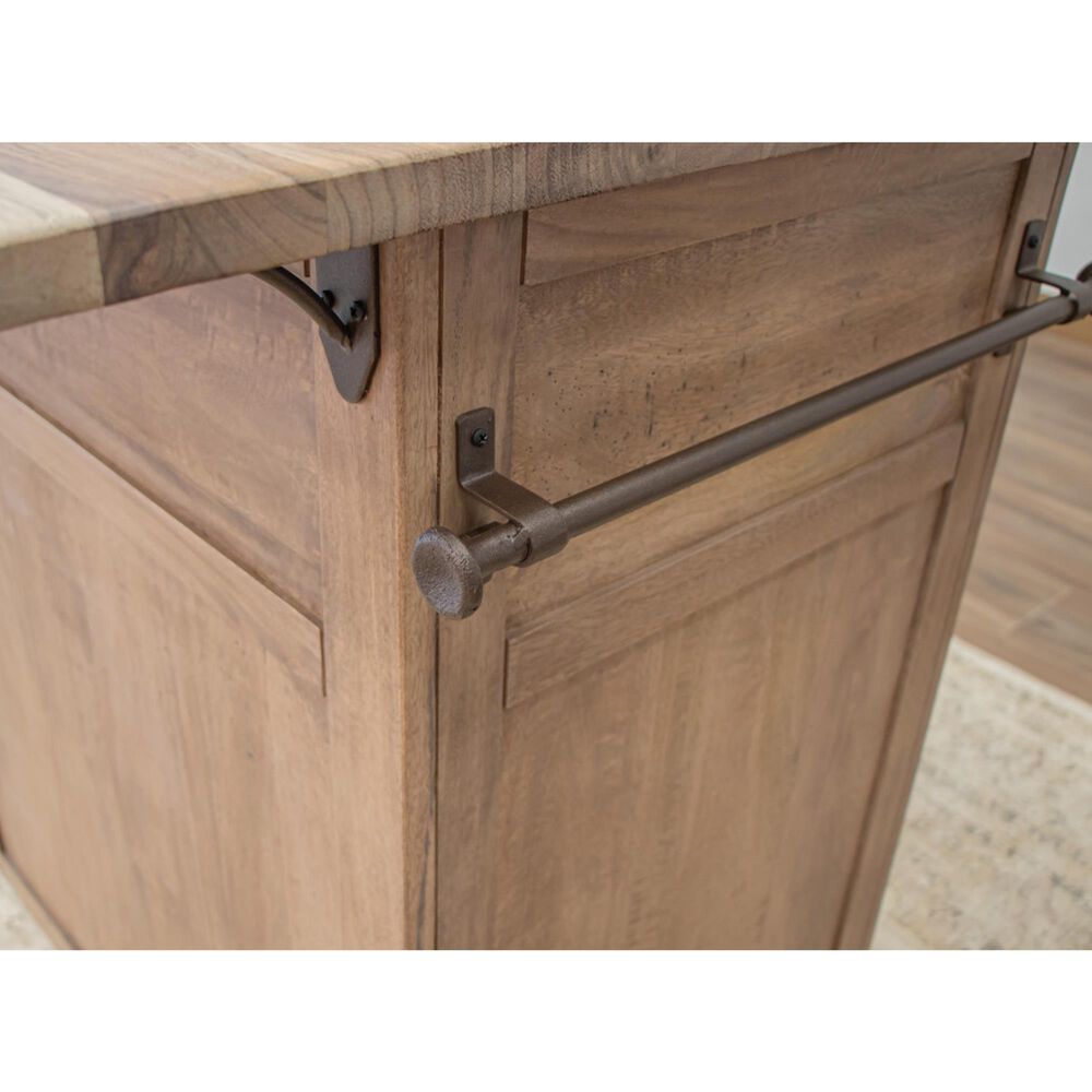 Fallridge Parota 4Door Kitchen Island in Natural Shop NFM