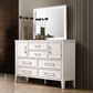 New Heritage Design Andover Dresser Mirror in White, , large