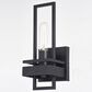 Vaxcel Marquis 1-Light Wall Sconce in Matte Black, , large