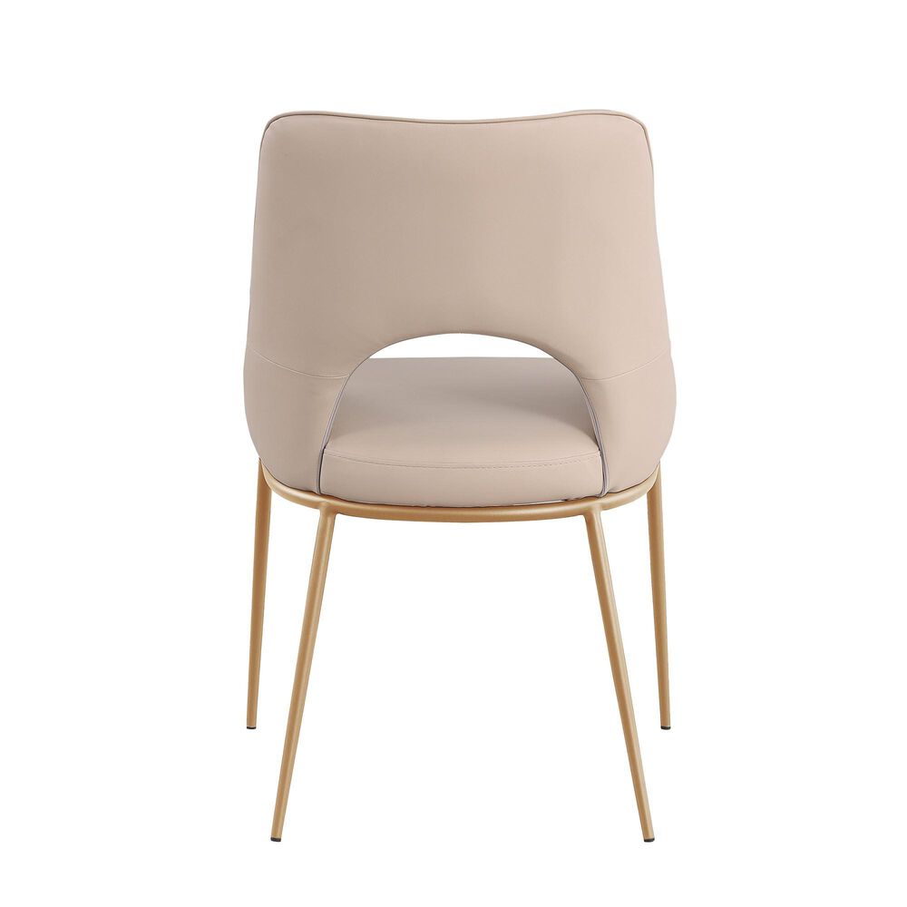 Monroe Amelia Side Chair in Champagne, , large