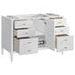 James Martin Vanities Myrrin 48" Vanity in Bright White with Single Hole and 3 cm White Zeus Quartz Top & Backsplash, , large