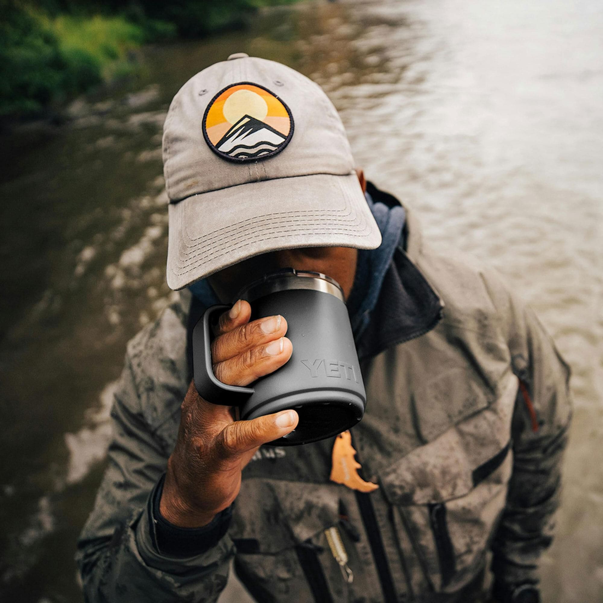 YETI Rambler 10 Oz CL Mug with MagSlider Lid in Black