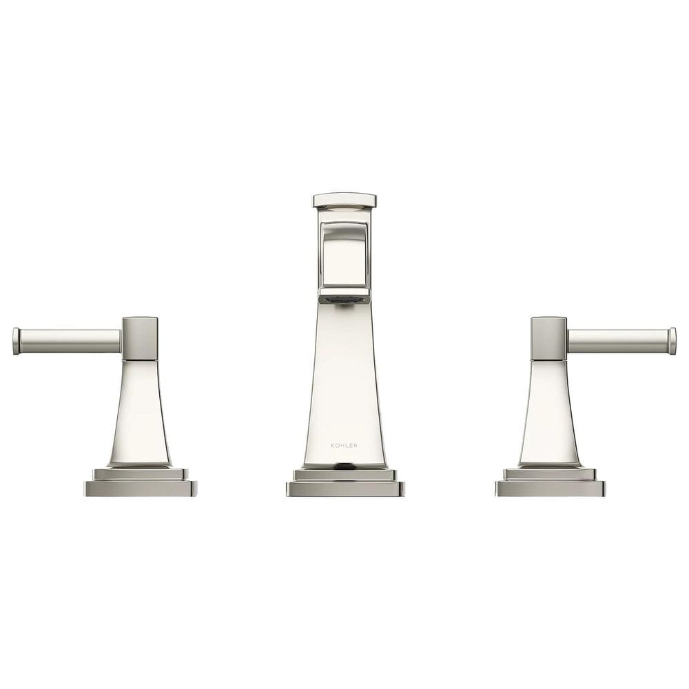Kohler Riff Widespread Bathroom Sink Faucet in Vibrant Polished Nickel, , large