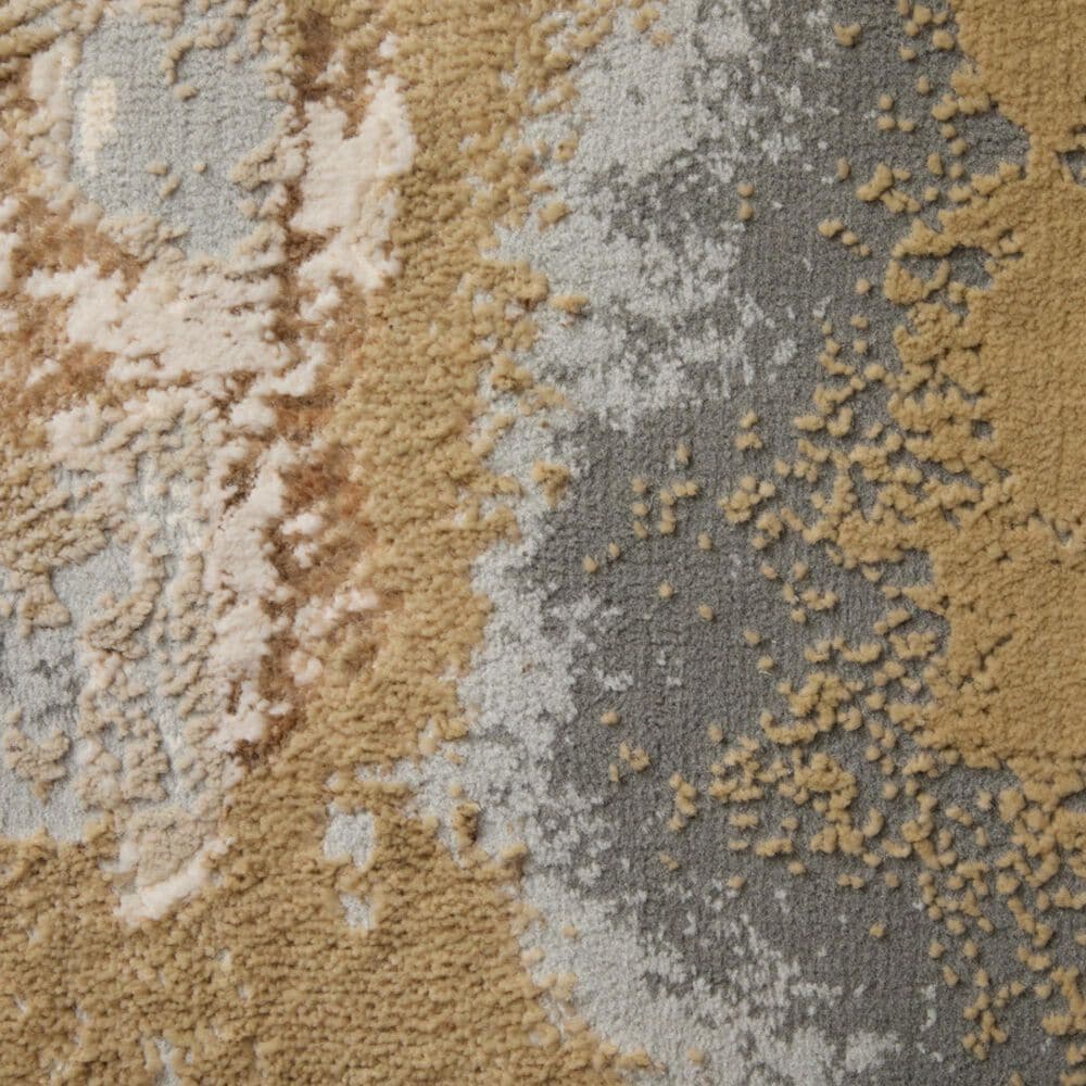 Feizy Aura Gold and Gray 12&#39; x 15&#39; Area Rug, , large