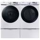 Samsung 4.5 Cu. Ft. Front Load Washer and 7.5 Cu. Ft. Electric Dryer Laundry Pair with Pedestal in White, , large