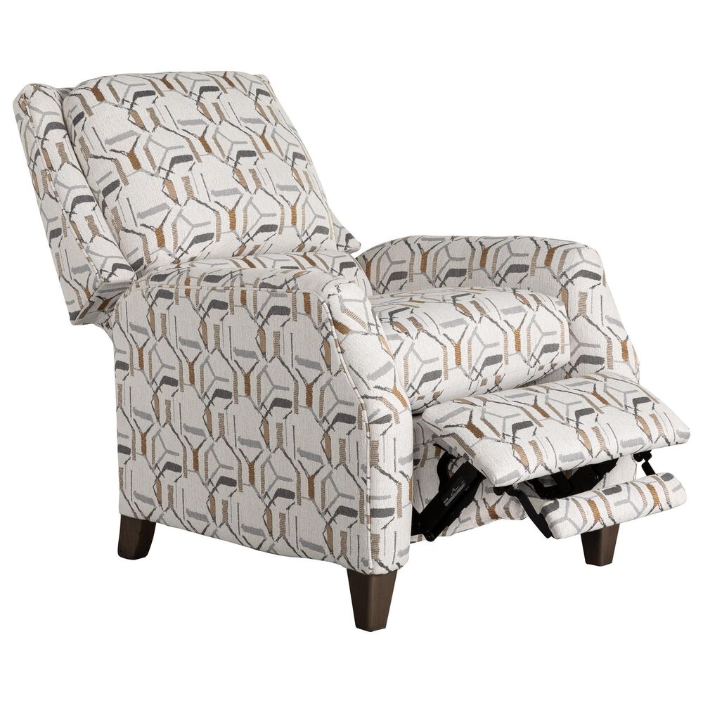 Smith Brothers Low Leg Recliner in Grey Tones NFM