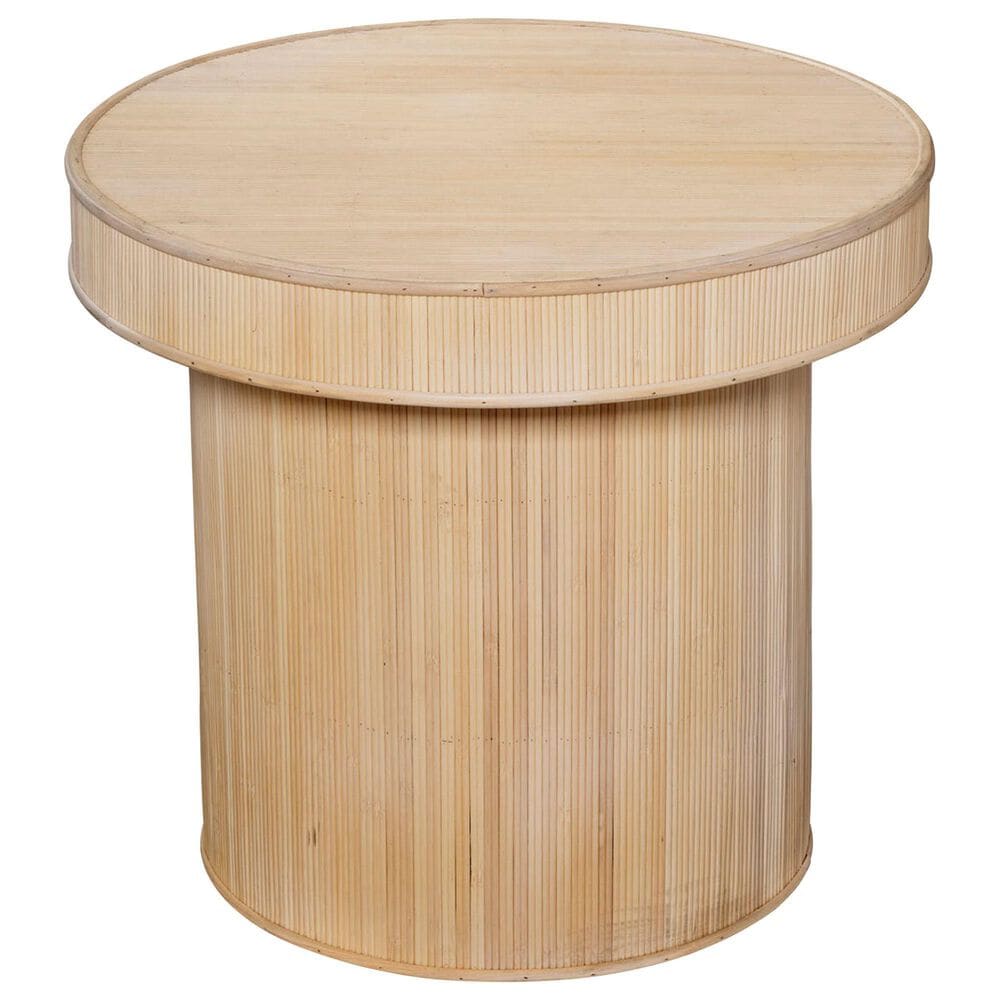 Splendor Living Vantage Bamboo Accent Side Table in Natural, , large