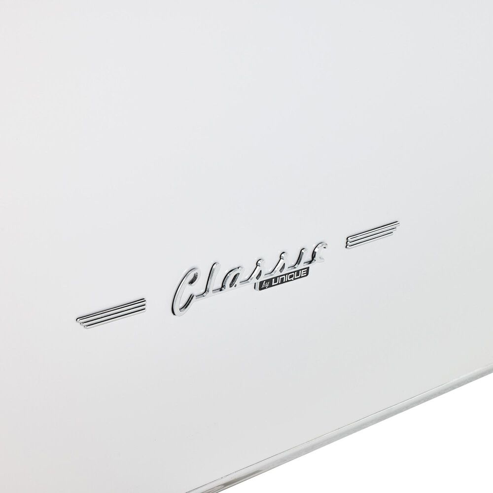 Unique Appliances Classic Retro 21.4 Cu. Ft Frost Free Counter Depth French Door Refrigerator in Marshmallow White, , large