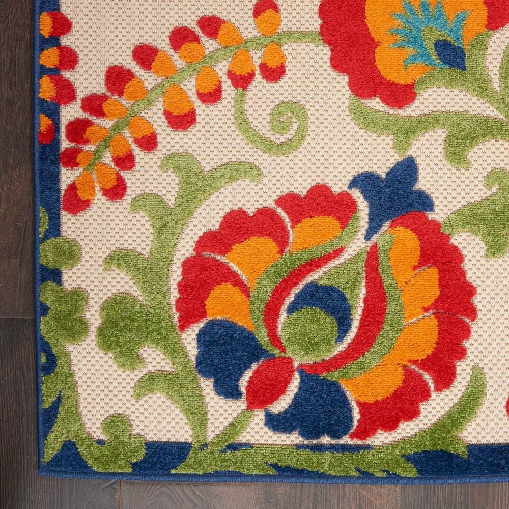 Nourison Aloha ALH17 9&#39;6&quot; x 13&#39; Multicolor Indoor/Outdoor Area Rug, , large