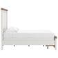 Ashley Savonport Queen Storage Panel Bed in White and Brown, , large