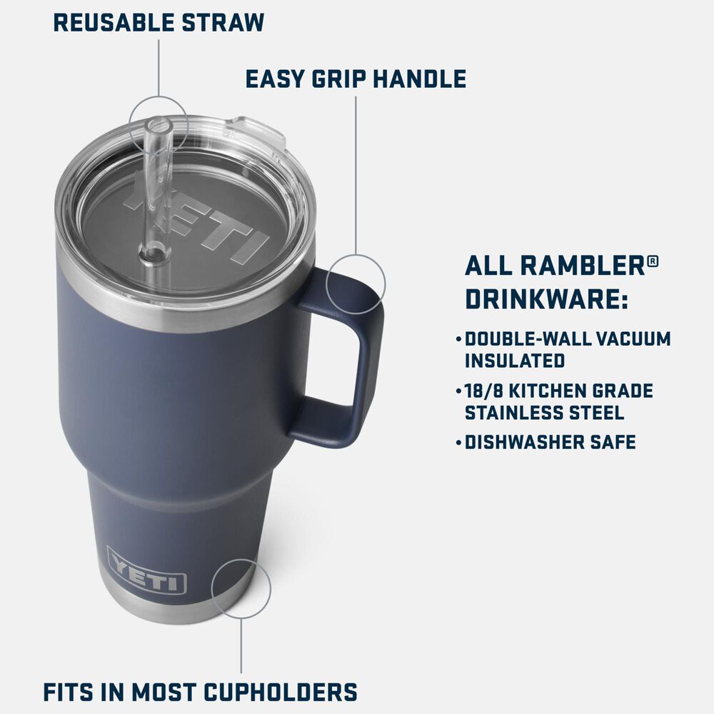 YETI Rambler 25 Oz Straw Mug with Straw Lid in Beekeeper, , large