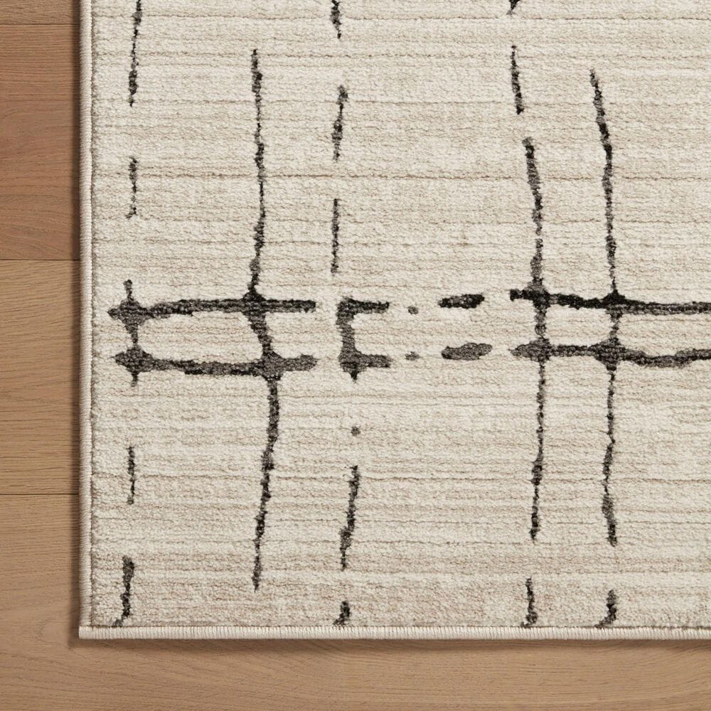 Loloi II Darby 9&#39;2&quot; x 13&#39; Sand and Dark Grey Area Rug, , large