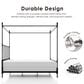 Furniture of America Elliot Twin Canopy Bed in Black, , large