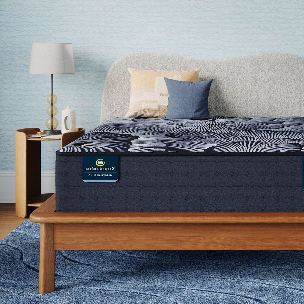 SERTA Perfect Sleeper X Knox Plush Twin XL Mattress with High Profile Box Spring, , large
