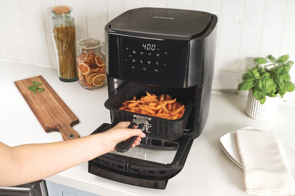 Frigidaire 12.6 Qt. 5-in-1 Air Fryer Combo Oven in Black, , large