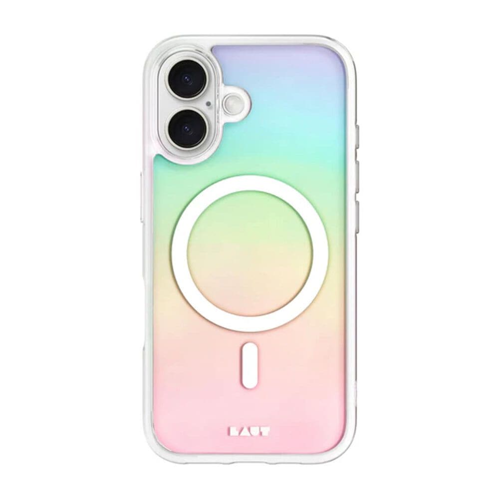 LAUT Magsafe Case HOLO for iPhone 16 - Holo Pearl, , large