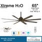 Minka-Aire Xtreme H2O 65" Indoor/Outdoor Ceiling Fan in Oil Rubbed Bronze, , large
