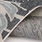 Central Oriental Melbourne Daylan 7"10" x 9"10" Vanilla and Lagoon Area Rug, , large