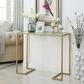 Carolina Chair and Table Monaco Glass Top Console in Gold, , large