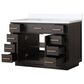 Lexora Home Abbey 48" Single Bathroom Vanity in Brown Oak with 2 cm White Quartz Top and Rectangular Sink, , large