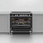 Fisher & Paykel 36" Classic Induction Range with 5 Burners in Black, , large