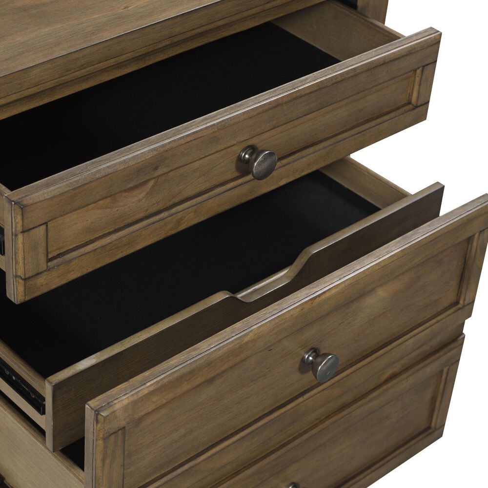 Ashley Feddinger 4-Piece King Storage Bedroom Set in Chestnut Brown, , large