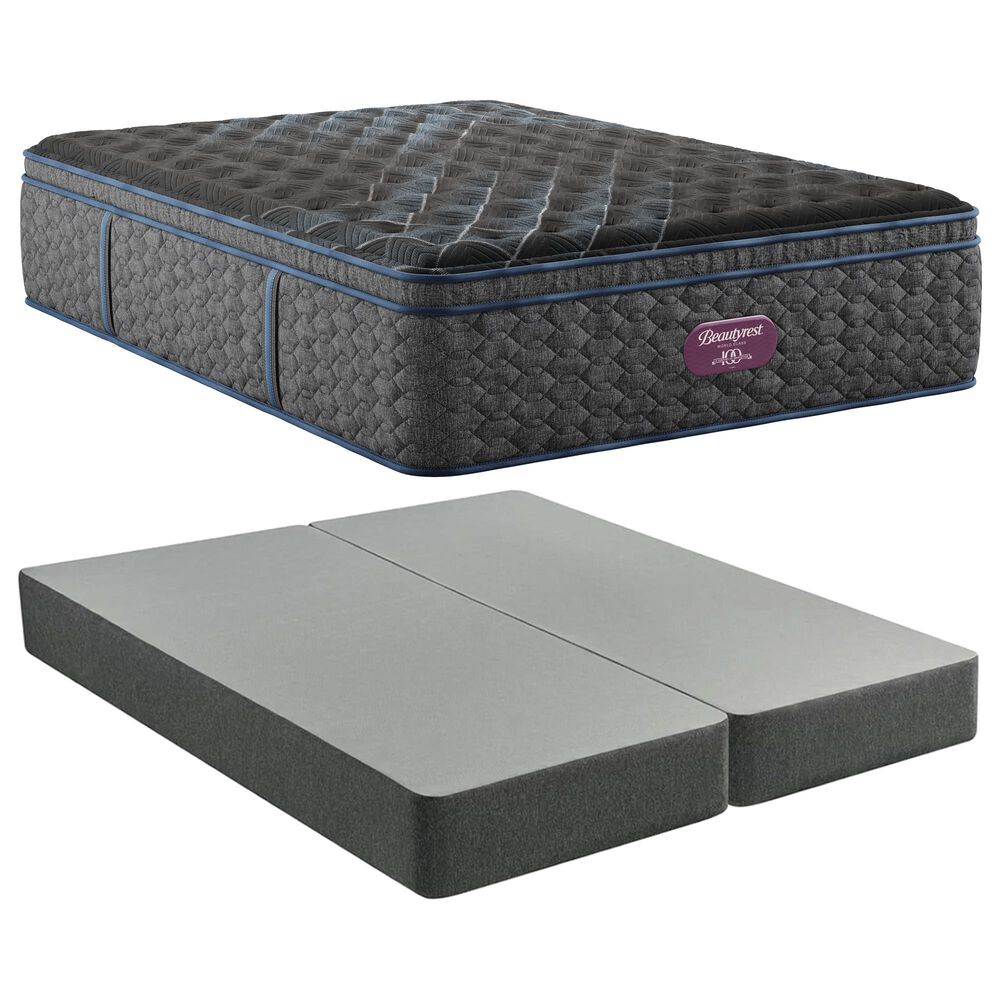 Simmons World Class Level Four Firm Pillow Top California King Mattress with High Profile Box Spring, , large